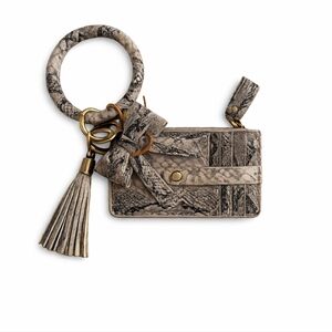 Cosusi Snake Print Card Holder with Wristlet, NWOT